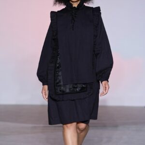 Frill Cape Dress
