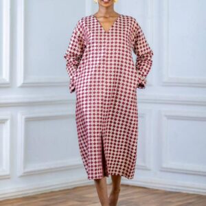 CHECKERED SHIFT DRESS