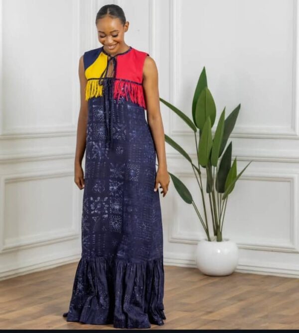 COLOUR POP TYE & DYE MAXI DRESS